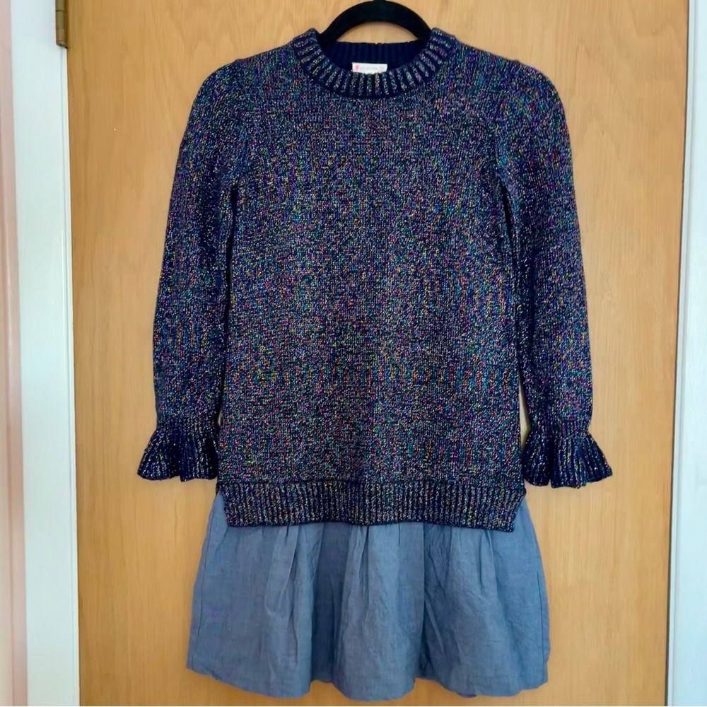 J Crew Crewcuts Girls Sweater Dress Size 10